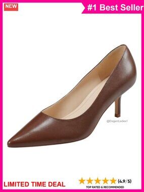 Marc Fisher Women's Alola Pointy Toe Kitten Heel Dress Pumps